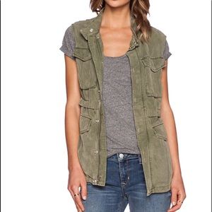 Sanctuary green vest in size small